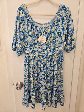 Floral short dress